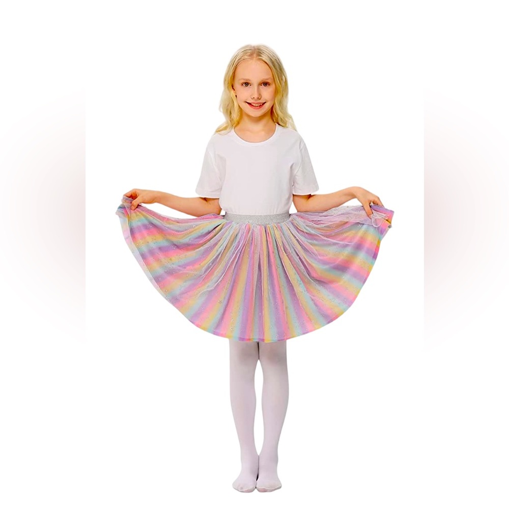Kojooin fashion girls Tu Tu skirt for dance recitals, wedding parties
